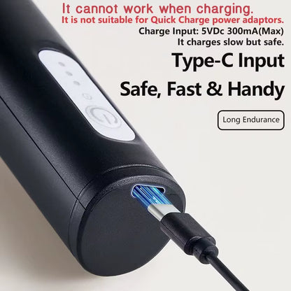 Wireless Milk Frother Electric Type-C Handheld Blender Stainless Steel Mini Coffee Maker Whisk Mixer for Coffee Cappuccino Cream