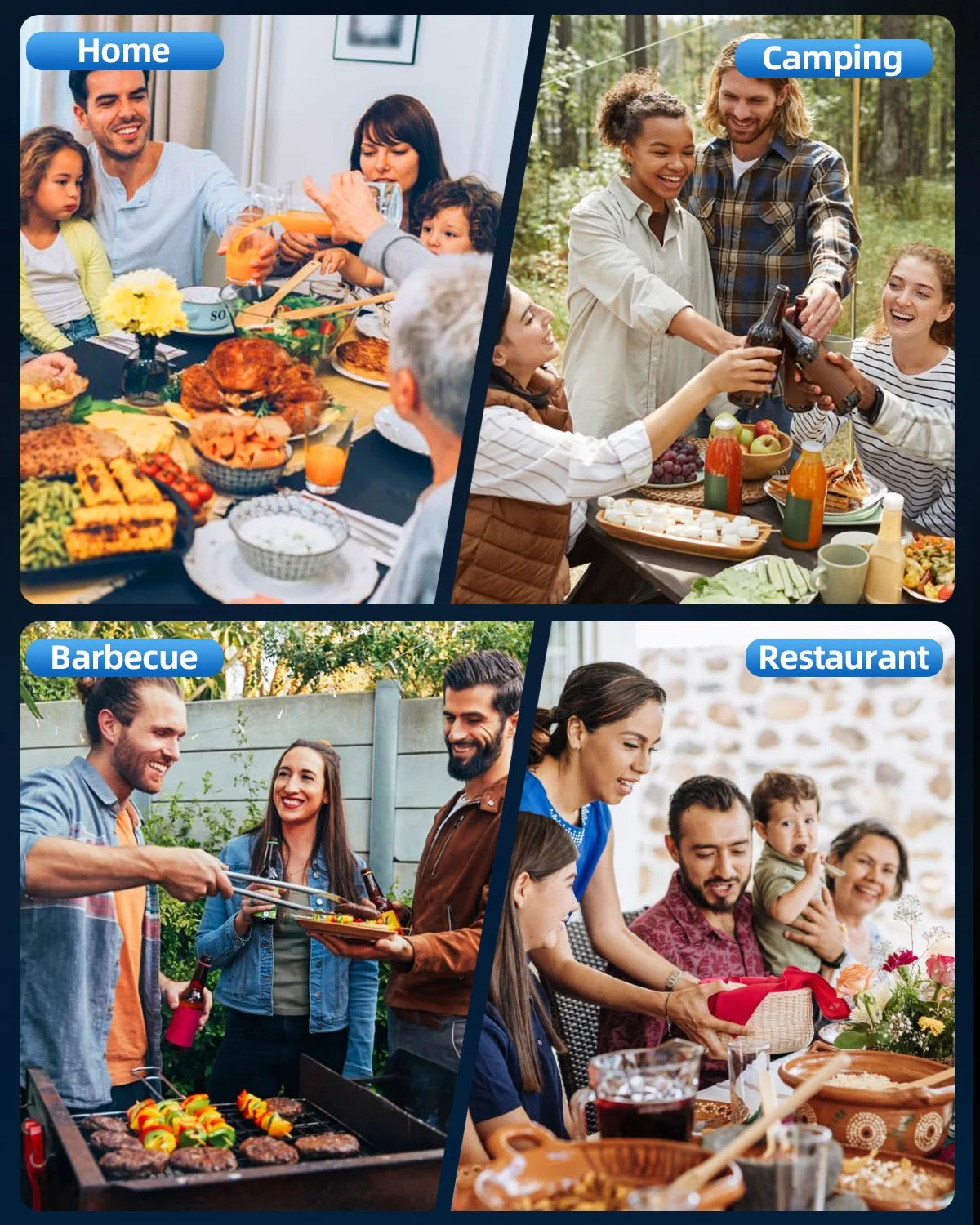 Rechargeable Gravity Electric Spices Grinder, No Battery Needed