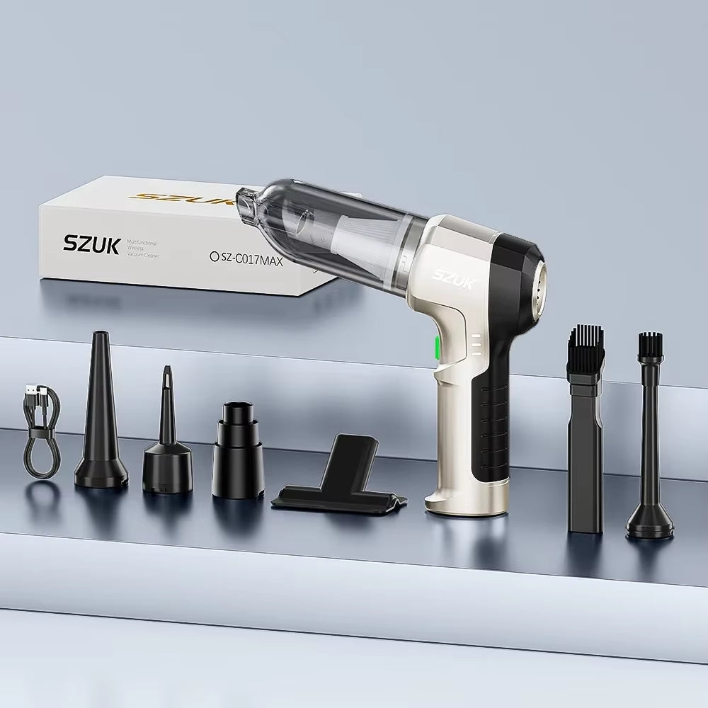 Cordless Handheld Vacuum: 9998700PA Strong Suction, Portable Car Cleaning Machine