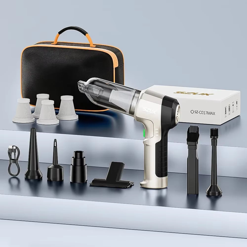 Cordless Handheld Vacuum: 9998700PA Strong Suction, Portable Car Cleaning Machine