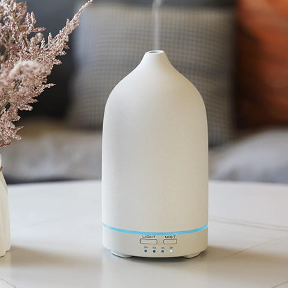 Ceramic Essential Oil Diffuser Ultrasonic Cool Mist