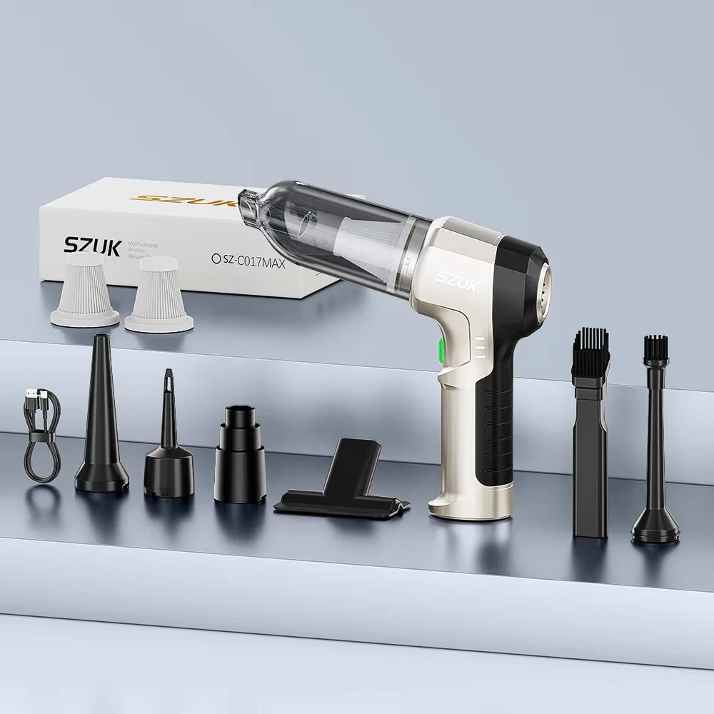 Cordless Handheld Vacuum: 9998700PA Strong Suction, Portable Car Cleaning Machine