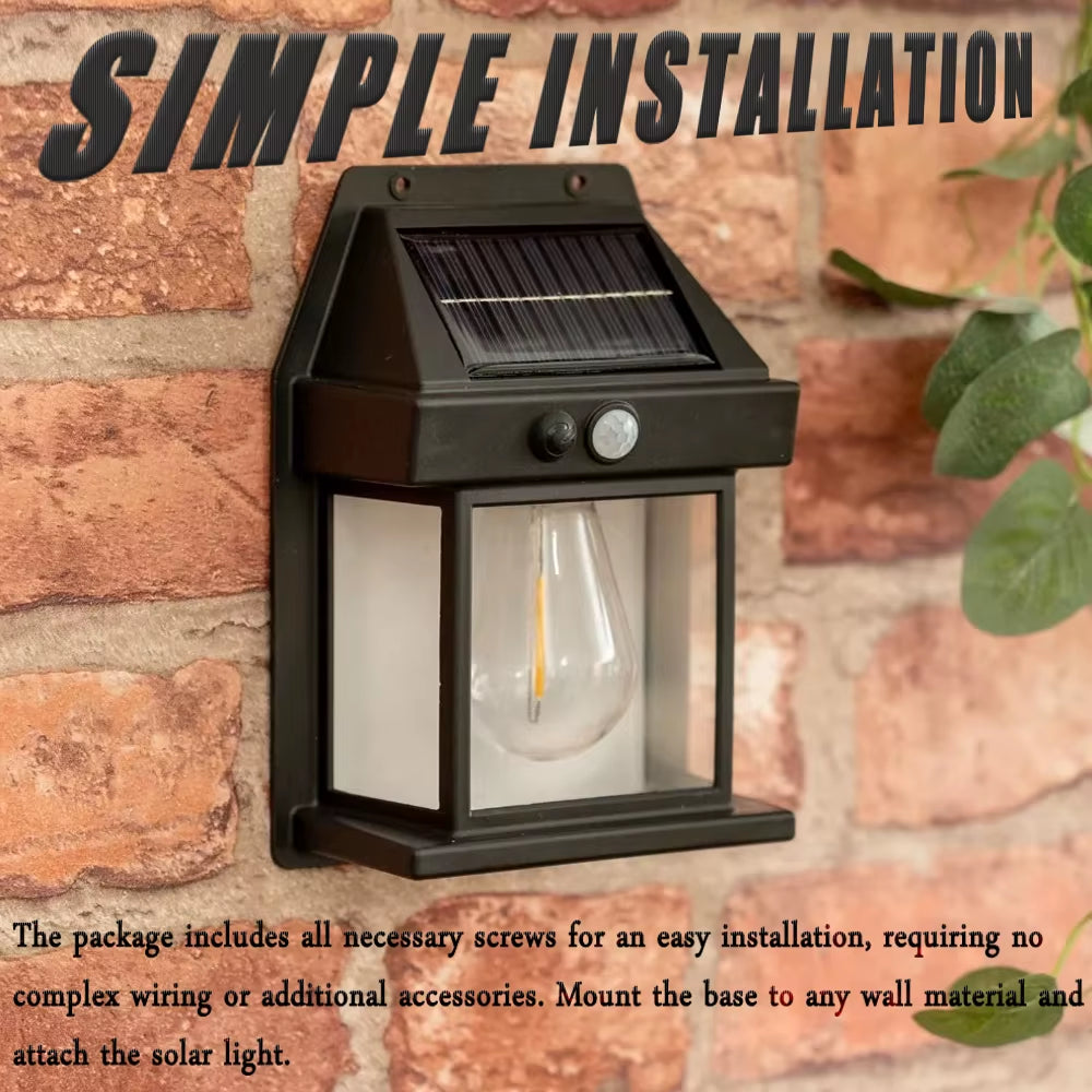 Vintage Solar Patio Light