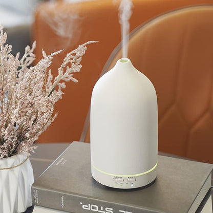 Ceramic Essential Oil Diffuser Ultrasonic Cool Mist