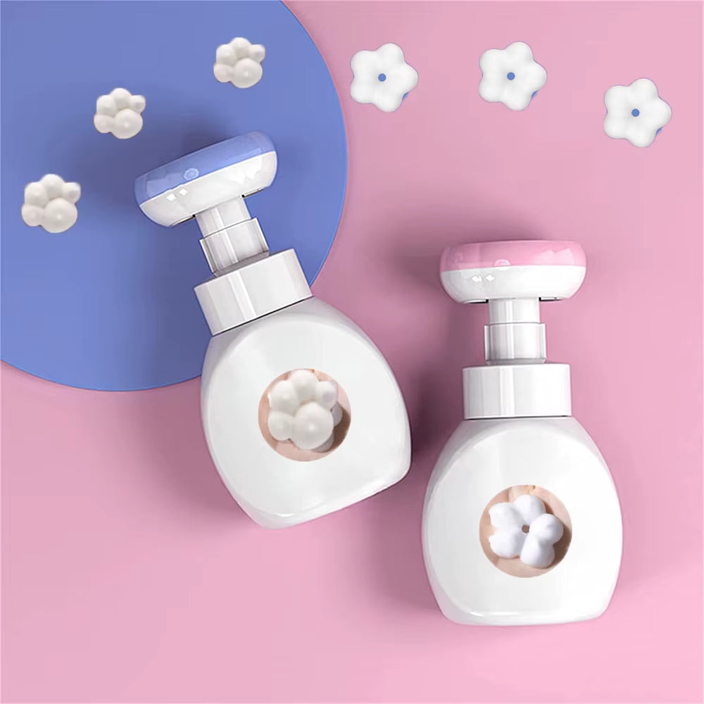 Vetta Hand Foam Dispenser Flower Shape Hand Soap Foam Hand Dispenser Flower Stamp Dispenser Foaming Soap Dispenser for Kids