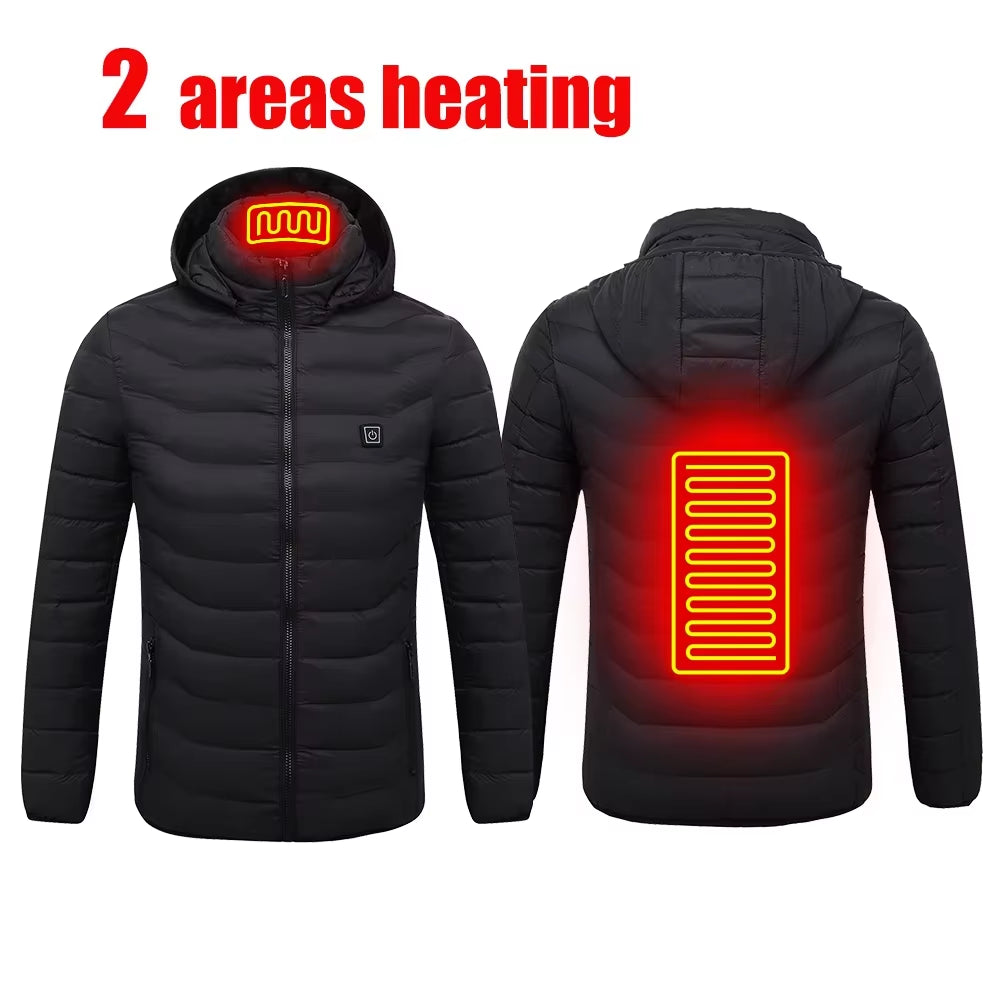 Winter 31 Areas Heated Jacket Electric Self Heated Jacket USB Heated Clothing Electric Heating Jackets