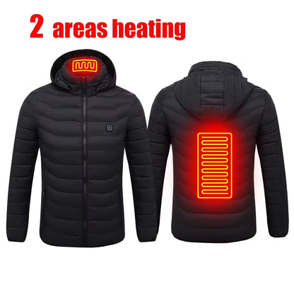 Winter 31 Areas Heated Jacket Electric Self Heated Jacket USB Heated Clothing Electric Heating Jackets