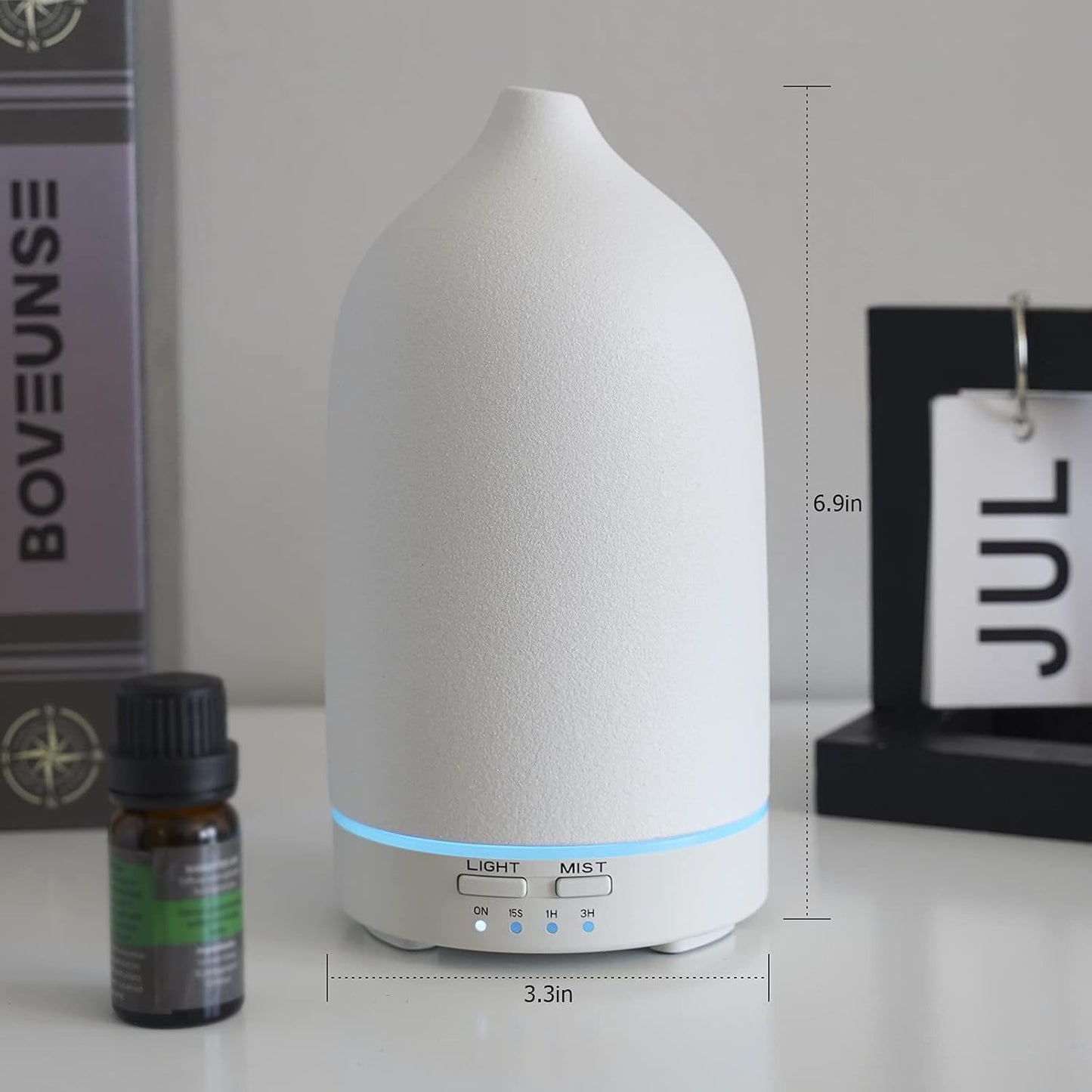 Ceramic Essential Oil Diffuser Ultrasonic Cool Mist
