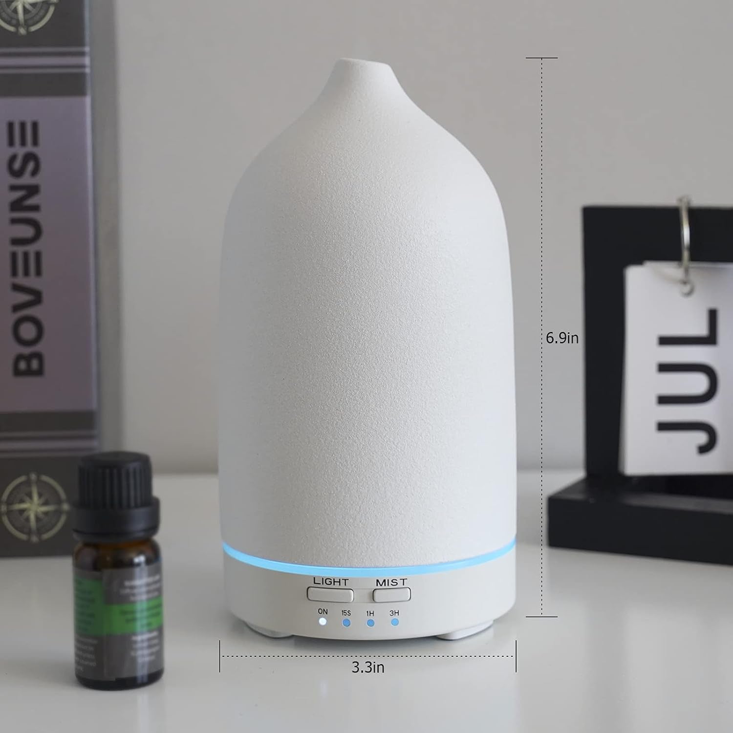 Ceramic Essential Oil Diffuser Ultrasonic Cool Mist