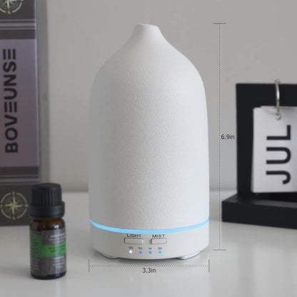Ceramic Essential Oil Diffuser Ultrasonic Cool Mist
